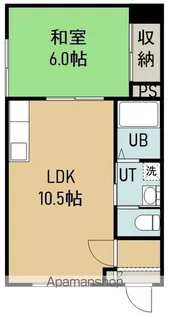 ドウェルクリスタル【3階】の間取り